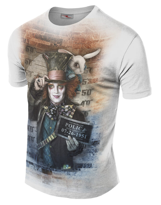 Remera Sombrerero Loco Mugshots Preso