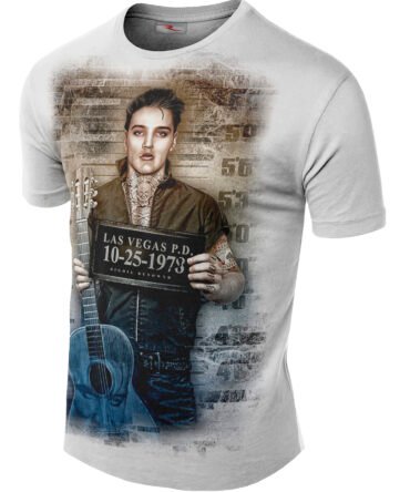 Remera Elvis Presley Mugshots Preso