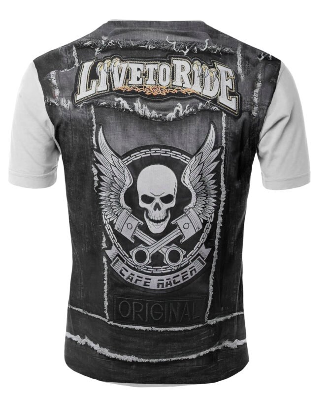 Remera Free Biker Chaleco