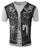 Remera Free Biker Chaleco