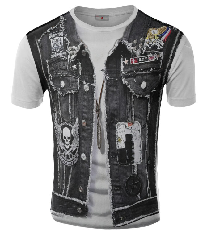 Remera Free Biker Chaleco