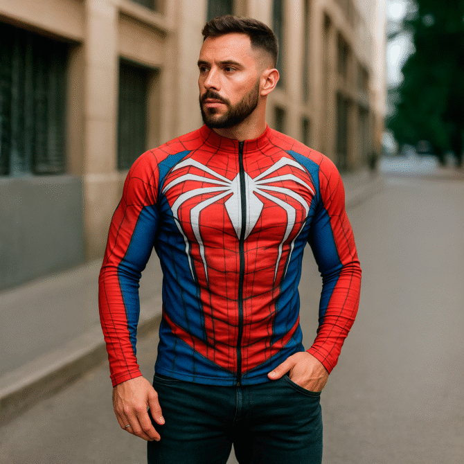 Campera Slim Fit Spiderman