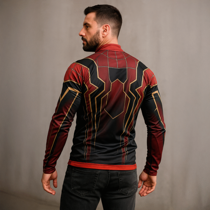 Campera Deportiva Slim Fit Iron Spiderman