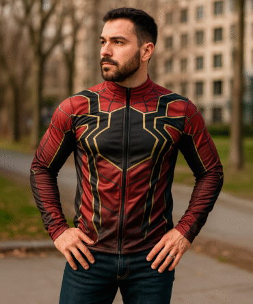 Campera Deportiva Slim Fit Iron Spiderman
