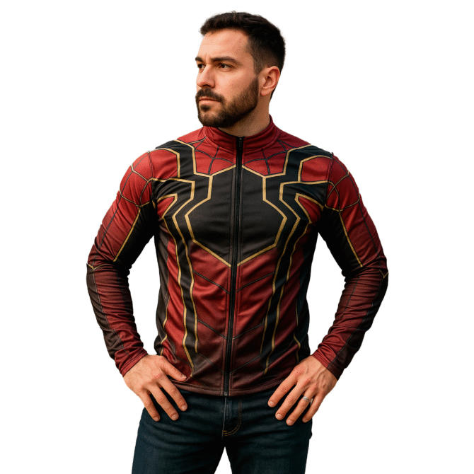 Campera Deportiva Slim Fit Iron Spiderman