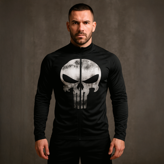 Campera Deportiva Slim Fit The Punisher