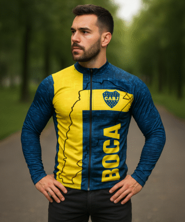 Campera Deportiva Slim Fit Boca Juniors
