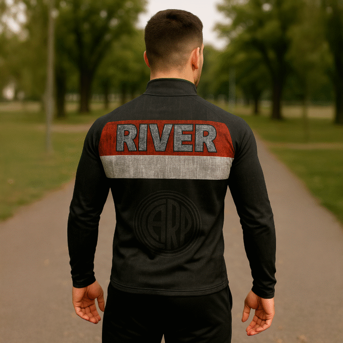 Campera Deportiva Slim Fit River Plate