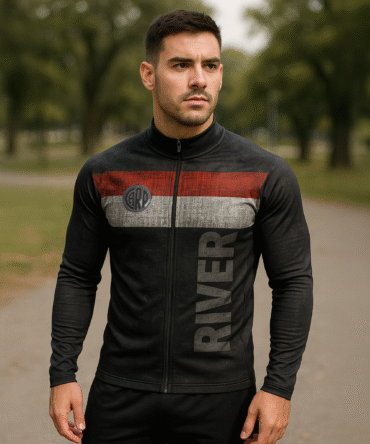 Campera Deportiva Slim Fit River Plate