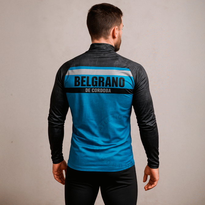Campera Deportiva Slim Fit Belgrano De Cordoba