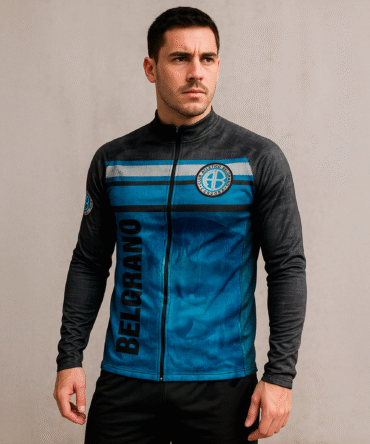Campera Deportiva Slim Fit Belgrano De Cordoba