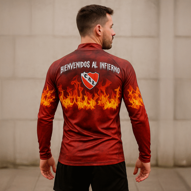 Campera Deportiva Slim Fit Club A. Independiente