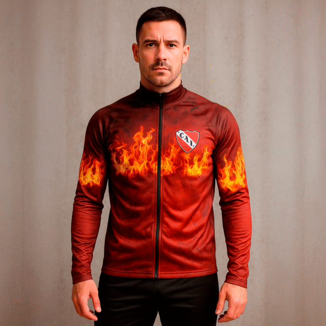 Campera Deportiva Slim Fit Club A. Independiente