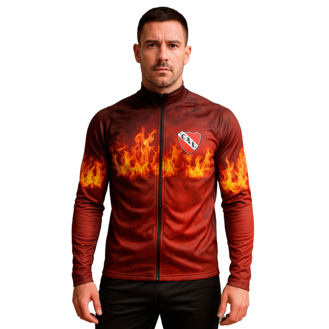 Campera Deportiva Slim Fit Club A. Independiente