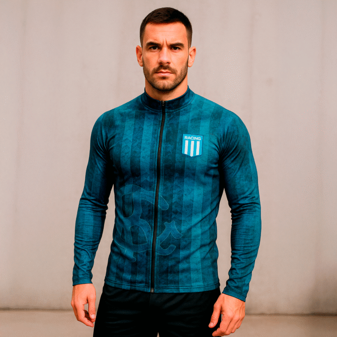 Campera Deportiva Slim Fit Racing Club De Avellaneda