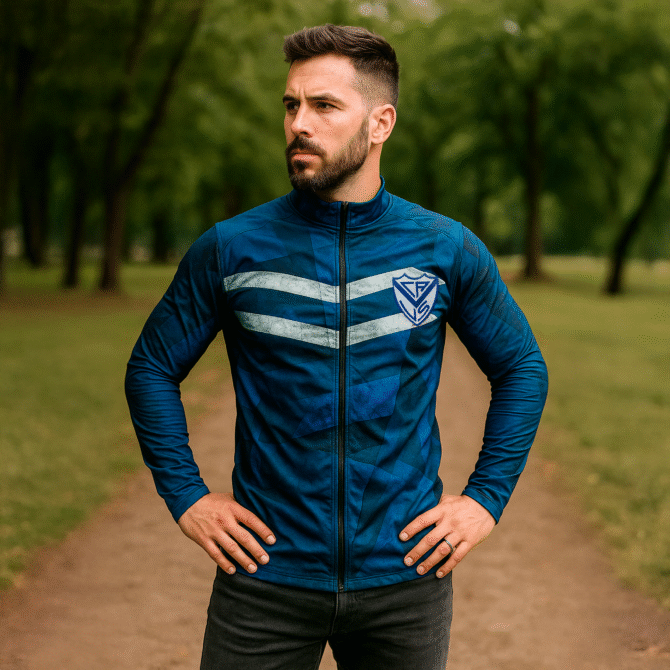 Campera Deportiva Slim Fit Velez Sarsfield