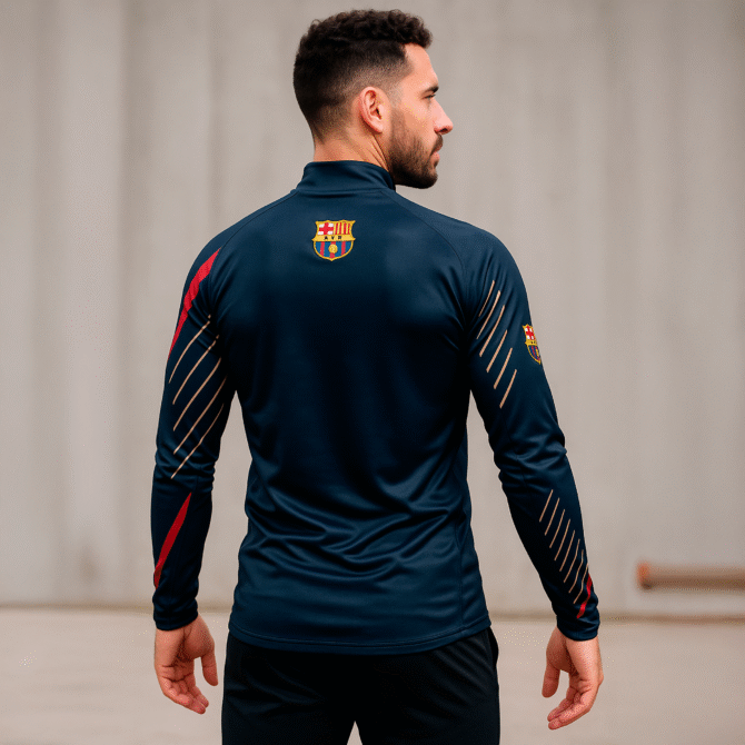 Campera Deportiva Slim Fit F.c Barcelona