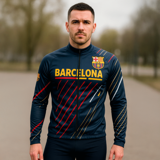 Campera Deportiva Slim Fit F.c Barcelona