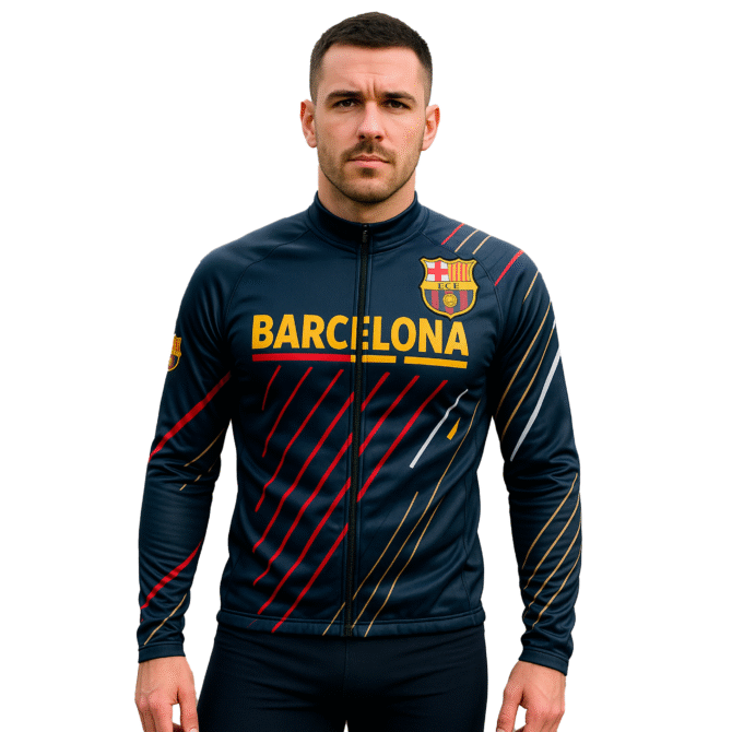 Campera Deportiva Slim Fit F.c Barcelona