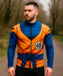 Campera Deportiva Slim Fit Dragon Ball Traje Goku