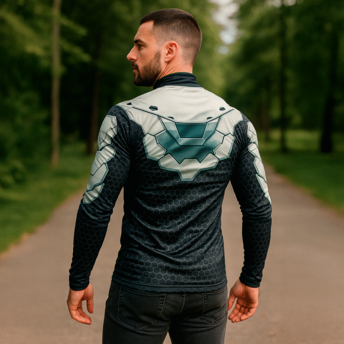 Campera Deportiva Slim Fit Traje Avengers