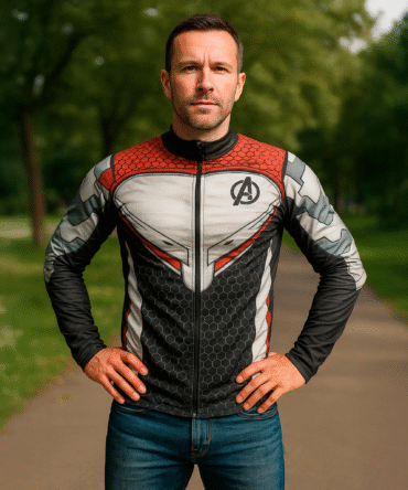 Campera Deportiva Slim Fit Traje Avengers