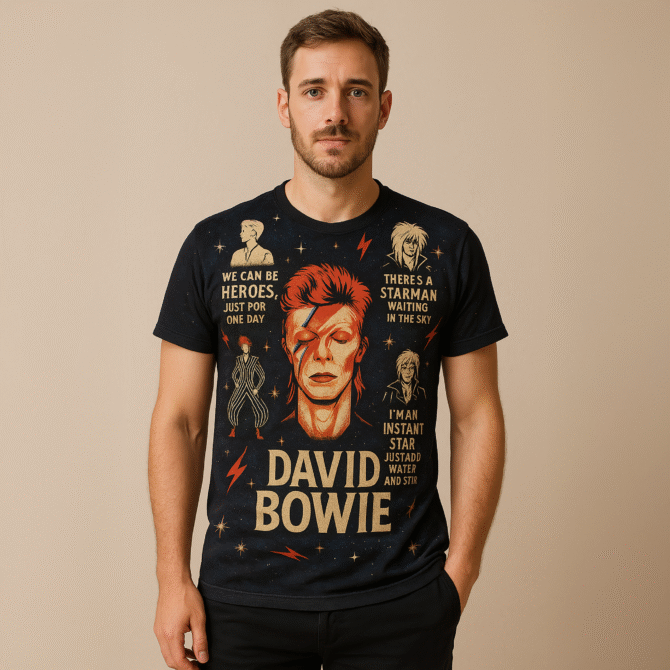 Remera  David Bowie