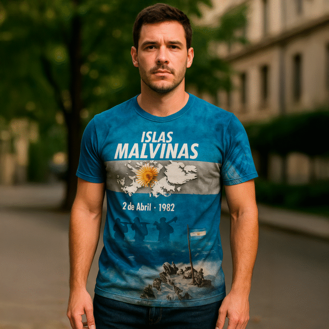 Remera Homenaje Malvinas Argentinas