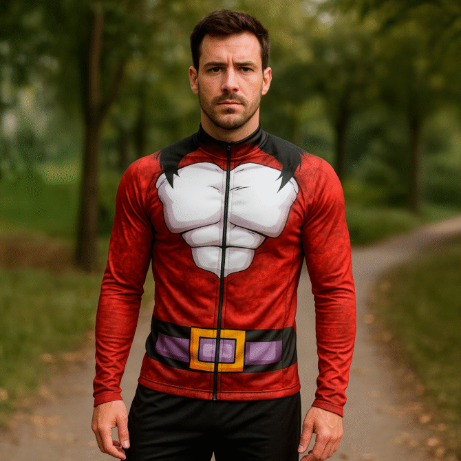 Campera Deportiva Slim Fit Dragon Ball Goku Ssj 4