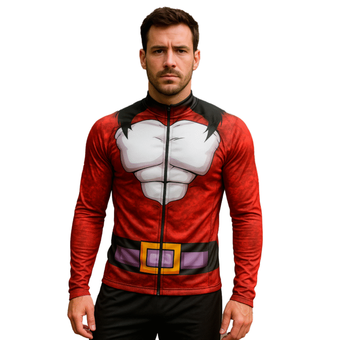 Campera Deportiva Slim Fit Dragon Ball Goku Ssj 4