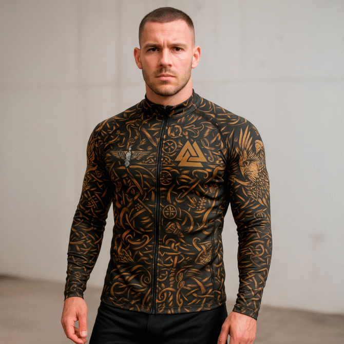 Campera Deportiva Slim Fit Vikings Valhalla