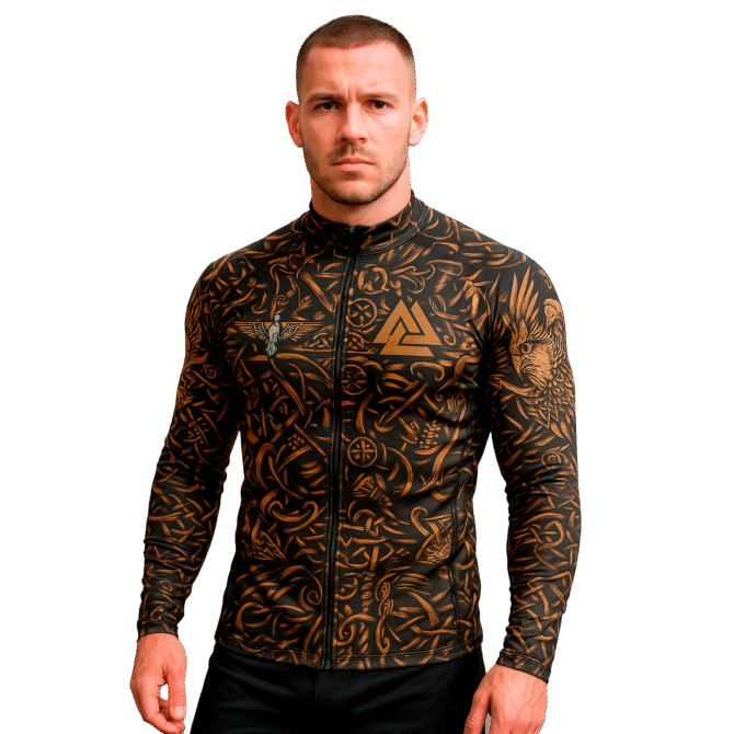 Campera Deportiva Slim Fit Vikings Valhalla