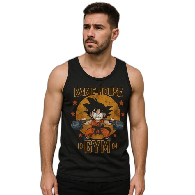Musculosa Kamehouse Gym Goku