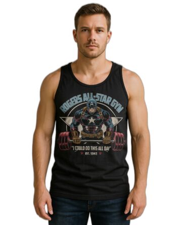 Musculosa Capitán América Rogers Gym