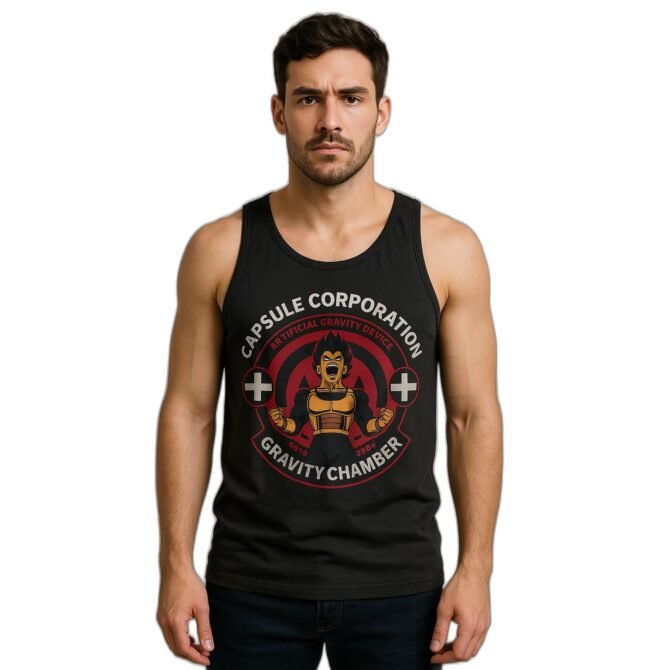 Musculosa Vegeta Capsule Corporation Gym