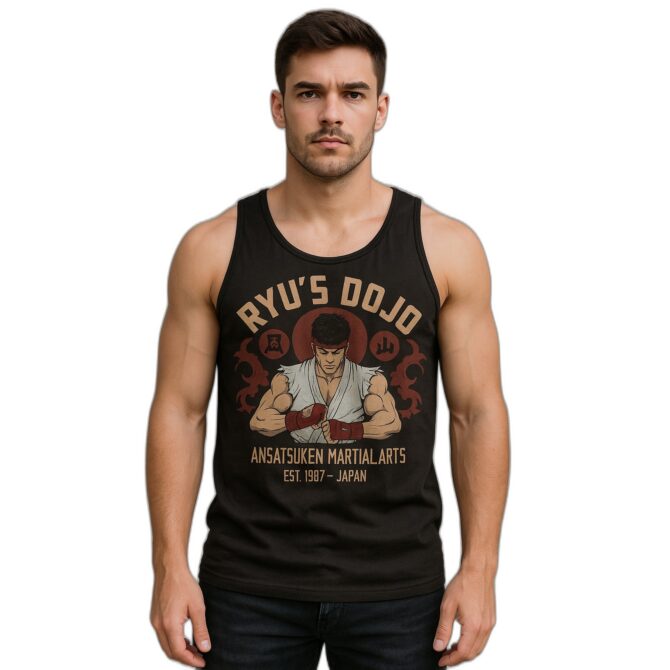 Musculosa Riu Dojo Street Fighter Gym