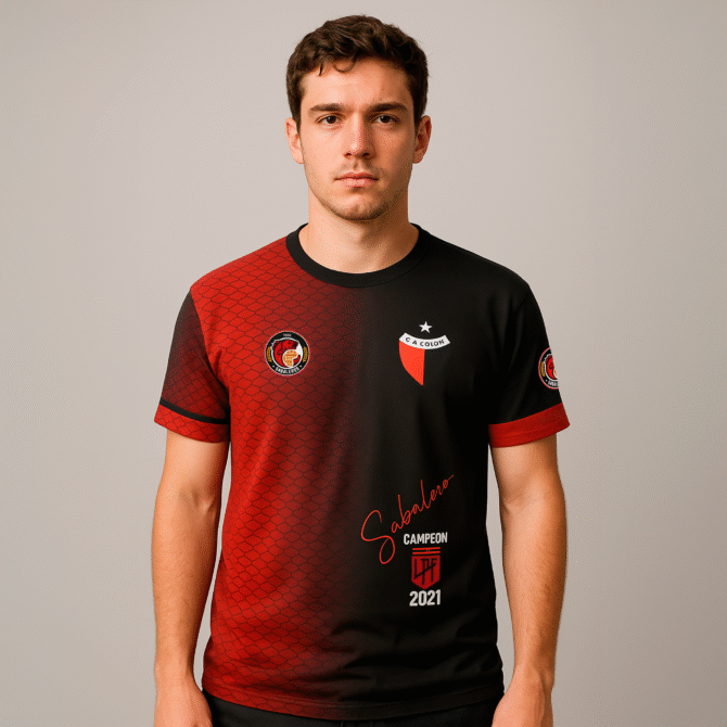 Remera Colon Santa Fe Campeón 2021