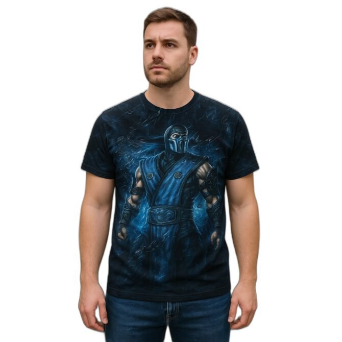 Remera  Mortal Kombat Sub Zero