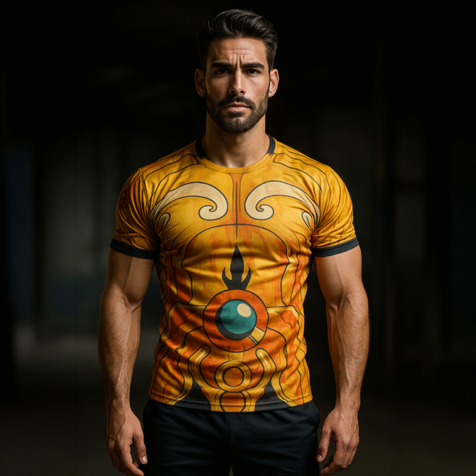 Remera Saint Seiya Armadura Dorada De Leo