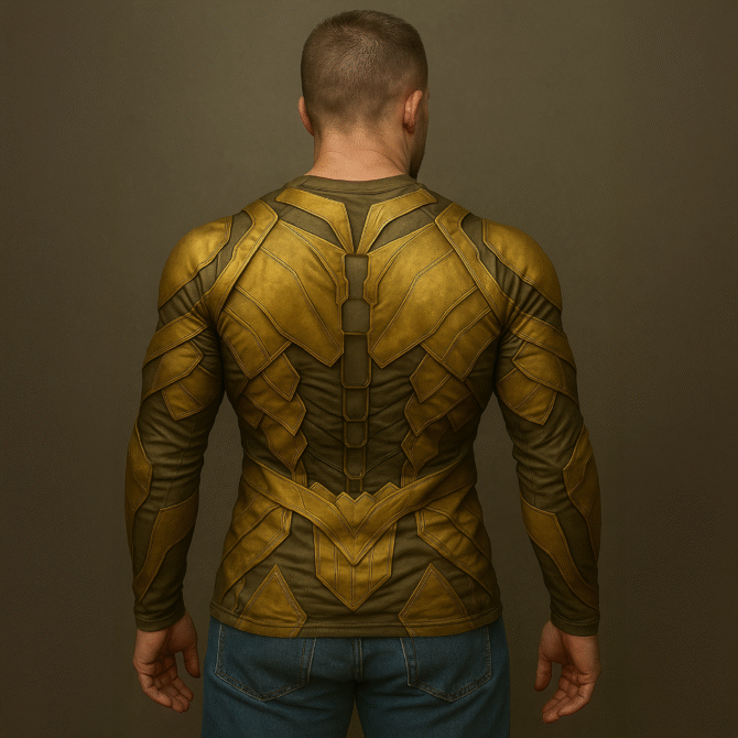 Remera Seiya Armadura Dorada