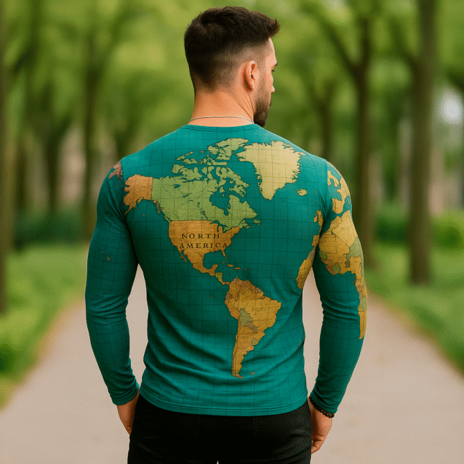 Remera Mapa Mundial