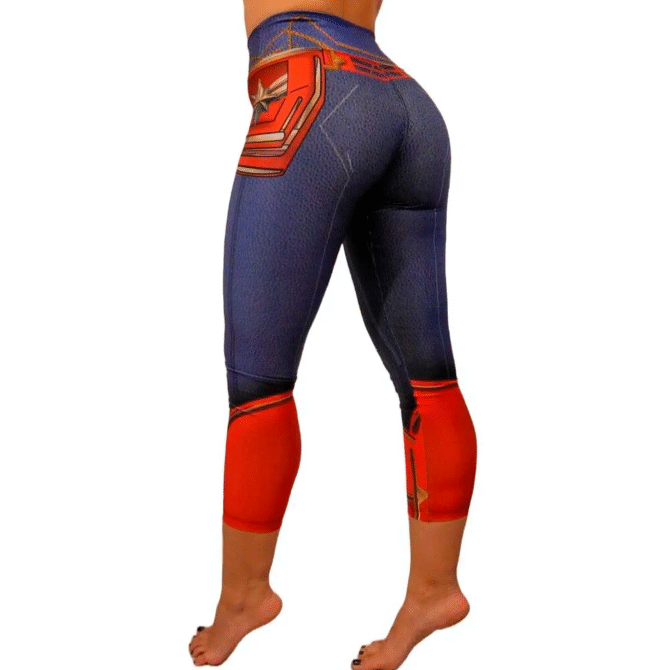 Calza De Mujer Capitana Marvel