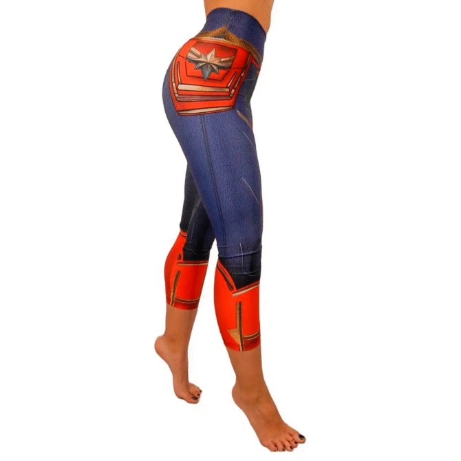 Calza De Mujer Capitana Marvel